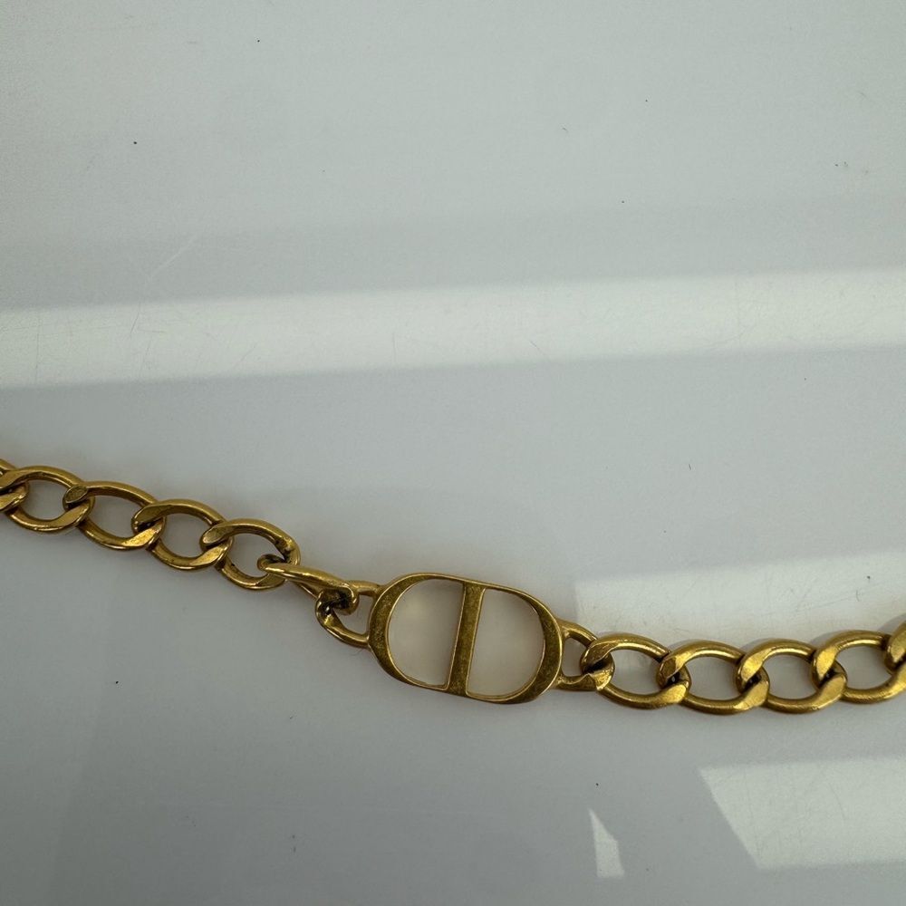 Christian Dior 30 Montaigne Petit Gold Chain Necklace - Picture 6 of 9
